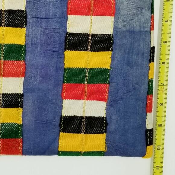 GAIA Empowered Women Woven Handbag African Ethnic Inspired Zip Top - Picture 6 of 6